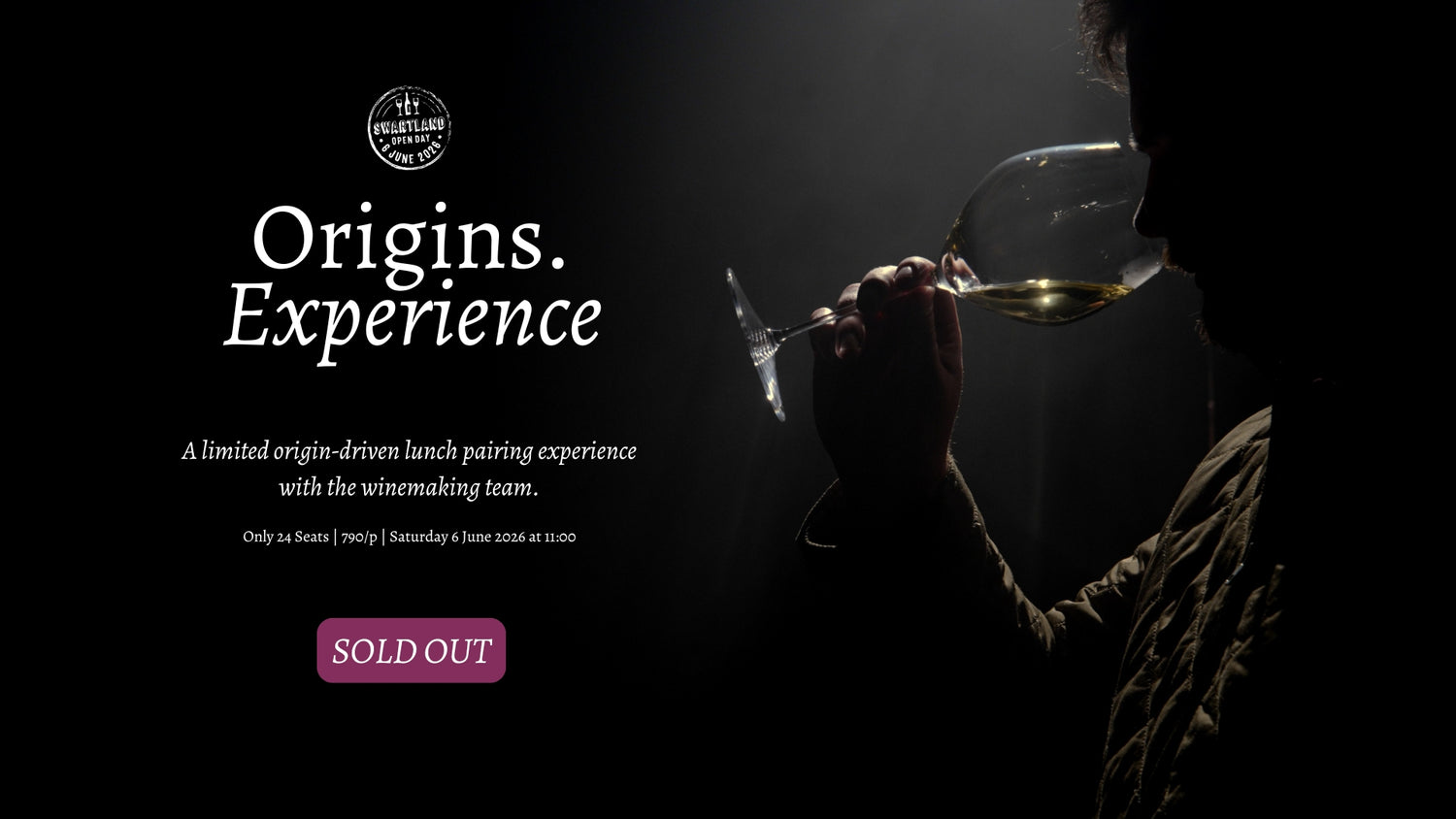 Origins — An exclusive and limited origin-driven lunch pairing experience with the winemaking team.